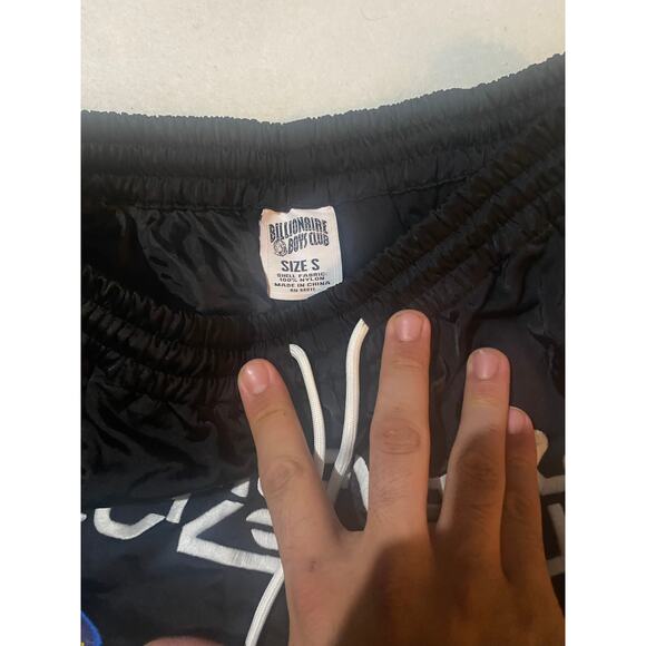 Billionaire Boys Club Nylon Shorts Men's Small Black Astronaut Space Patches - Picture 5 of 5